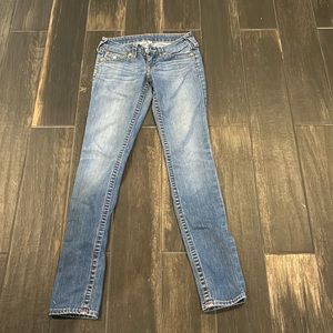 Women’s True Religion brand skinny  jeans, size 25